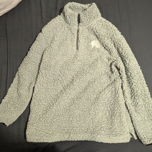 Ivory Ella Aquamarine Fleece Pullover